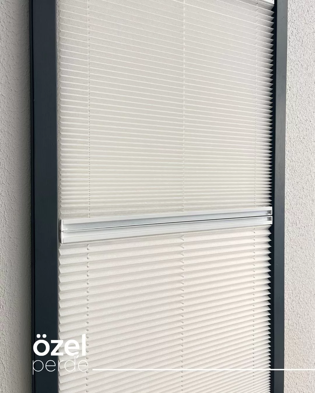 Çiftli Sistem Plise Perde Düz Renk