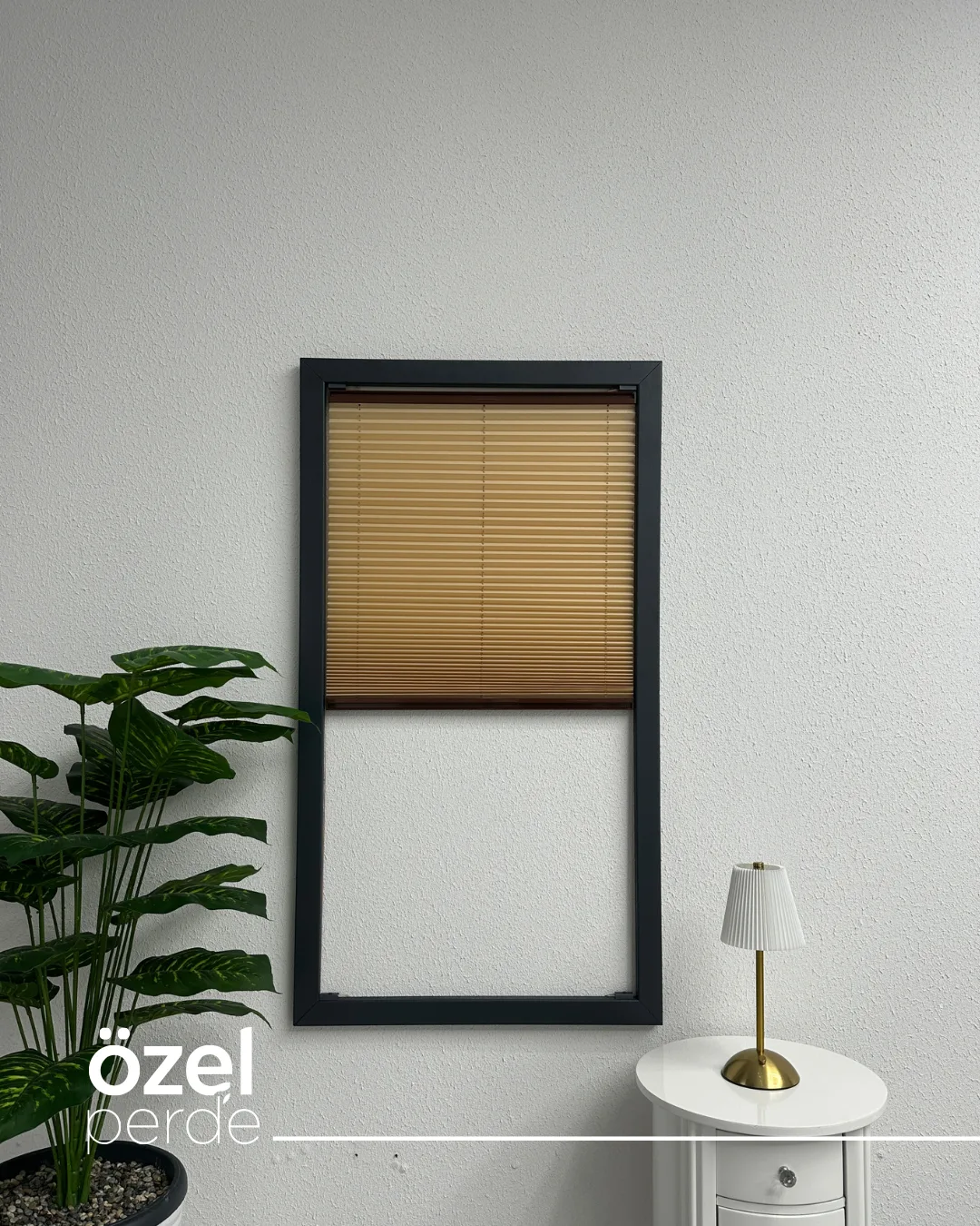 Perla Plise - Sütlü Kahve görsel 2