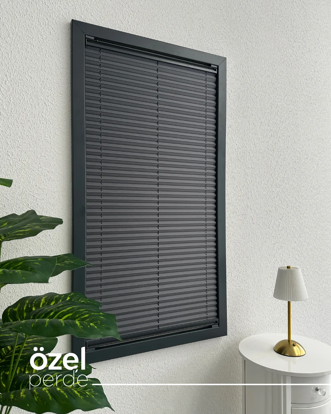 Perla Plise - Antrasit görsel 4