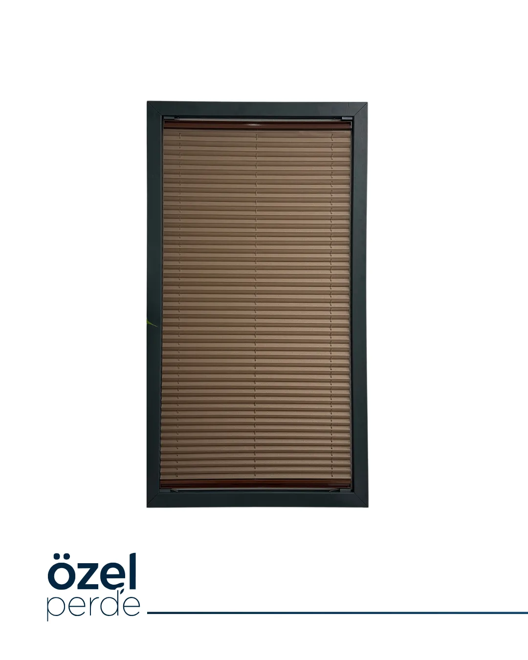 Perla Plise - Kahverengi