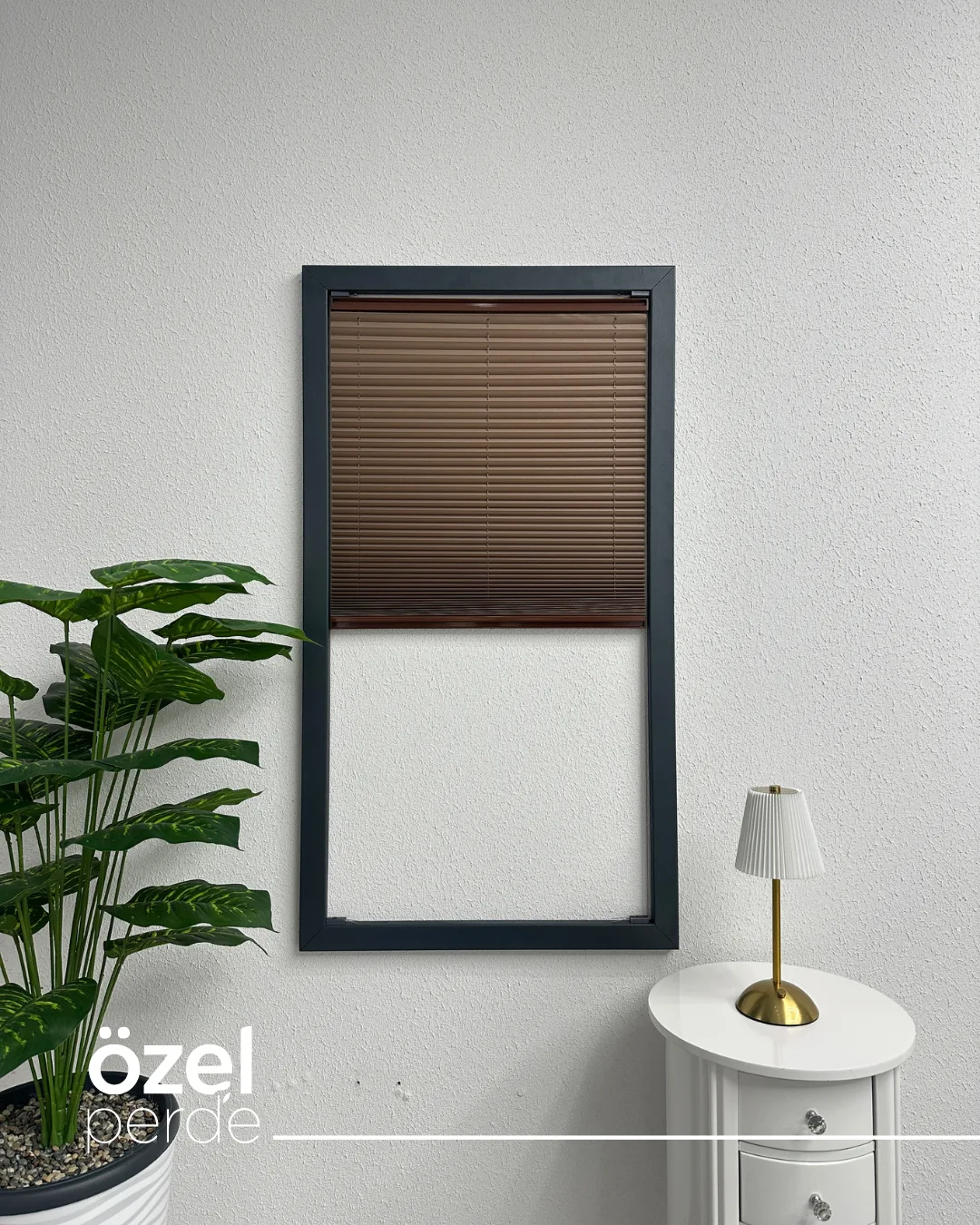 Perla Plise - Kahverengi