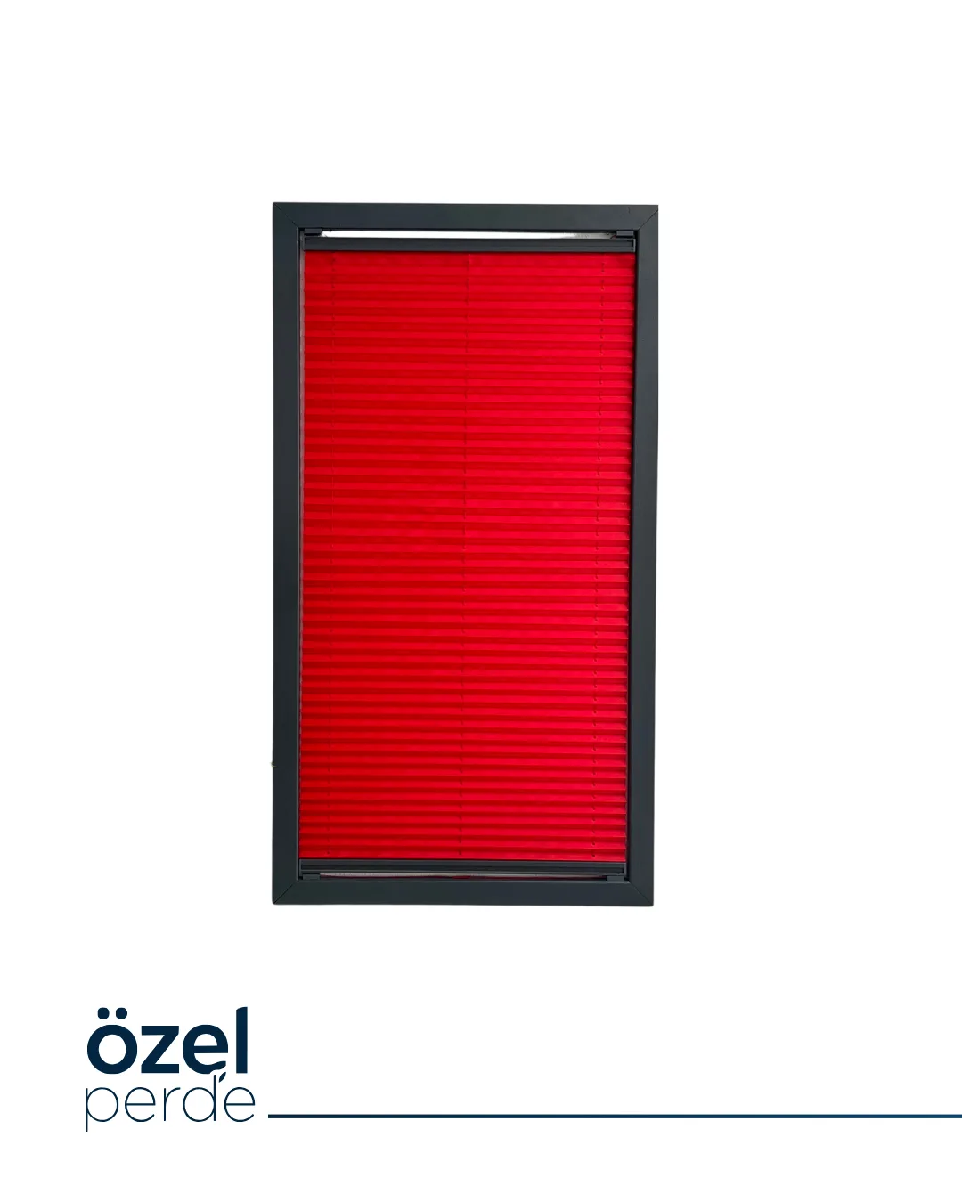 Perla Plise - Kırmızı