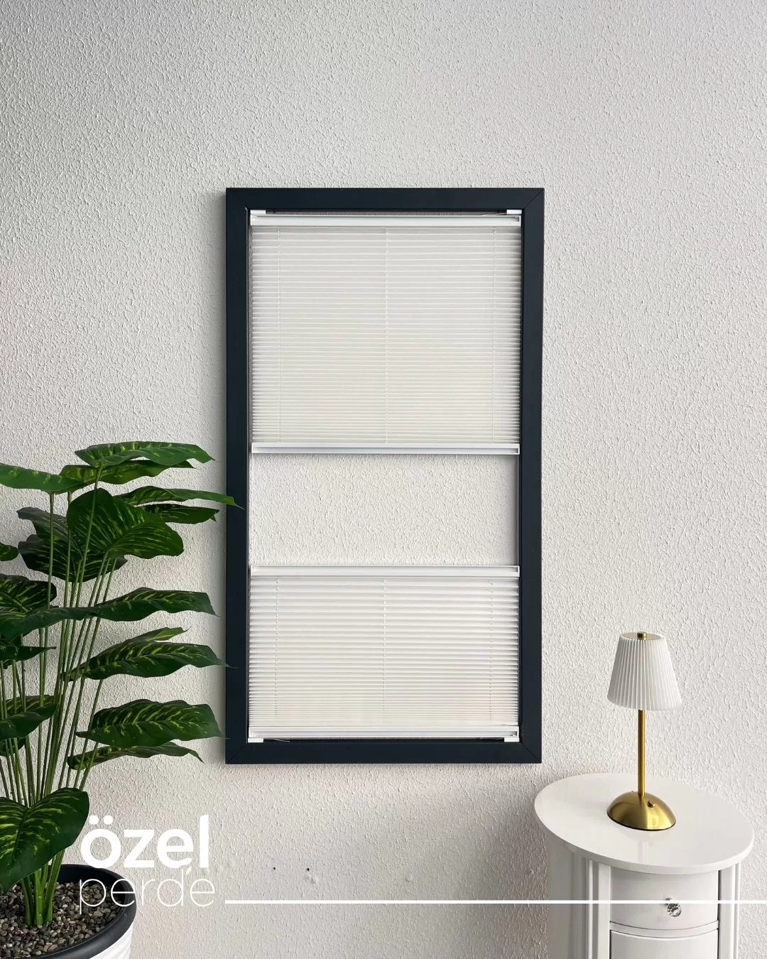 Çiftli Sistem Plise Perde Düz Renk görsel 3